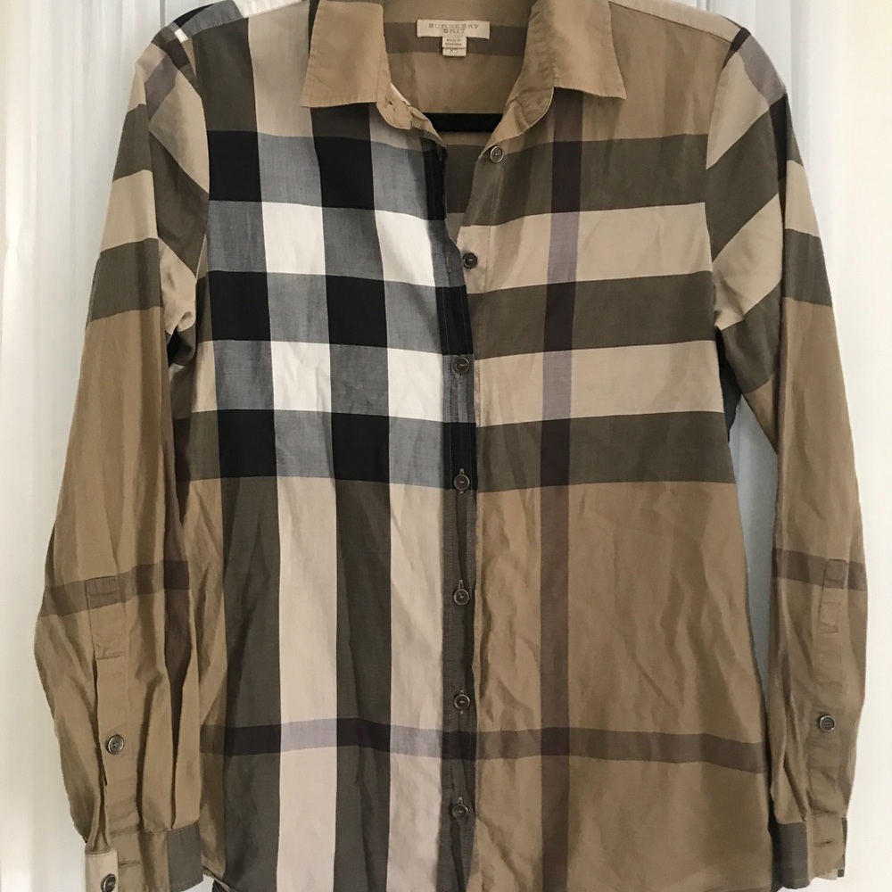 Burberry classic check dress shirt